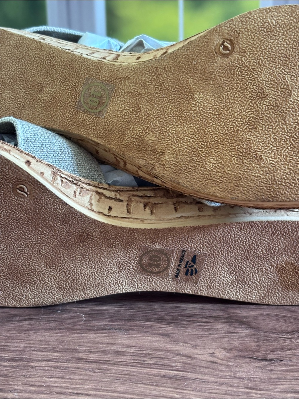 CHARLESTON SHOE CO. Beige Crisscross Espadrille Sandals - Picture 12 of 13